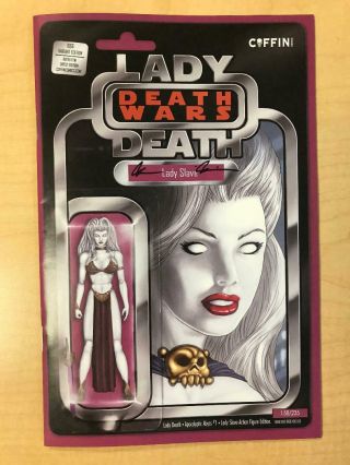 Lady Death 1 Lady Slave Action Figure Variant Cover By Marat Mychaels Star Wars