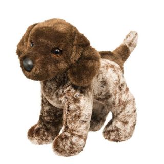 Douglas Cuddle Toy Stuffed Plush German Pointer Dog Puppy Cream Brown 10 "
