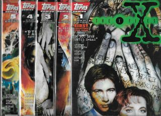 The X - Files 1 - 41 Complete Set,  Plus 0 & Annual 1 2 (nm -) Topps Comics