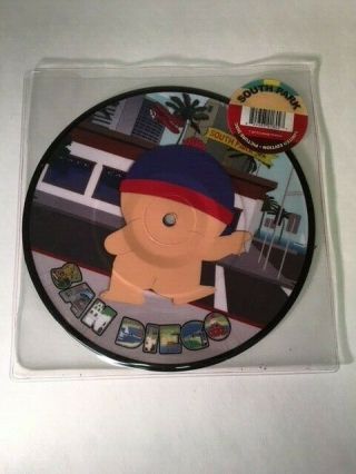 South Park San Diego / Gay Fish 7 " Inch Vinyl Pic Disc Record Rsd 2013 Rare Oop