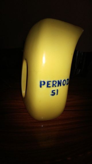 PERNOD Yellow Vintage Pub Jug/Pitcher - Pastis 51 Pernod 45 2
