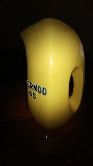PERNOD Yellow Vintage Pub Jug/Pitcher - Pastis 51 Pernod 45 3