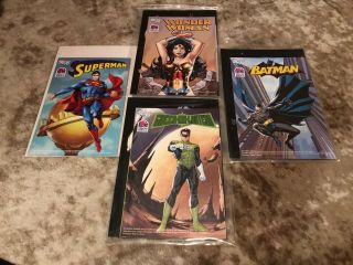 Rare Taco Bell Dc Comics 75th Anniversary Set - Batman Superman Gl Wonder Woman