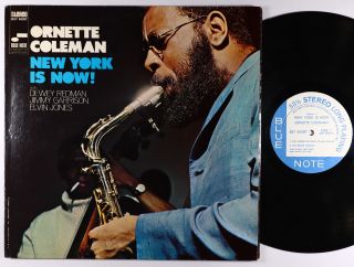 Ornette Coleman - York Is Now Lp - Blue Note Stereo Vg,