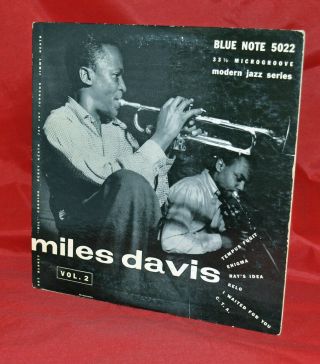 Rare Miles Davis - Miles Davis Vol.  2 – 1953 Blue Note 5022 Lex.  Dg 10 - Inch Lp