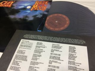 Vinyl Ozzy Osbourne Bark At The Moon LP Record (NM/EX) 1988 RARE CENSORED COVER 3