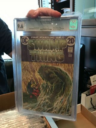 Swamp Thing 1 - CGC 9.  6 White Pages - TV Show Announced 3