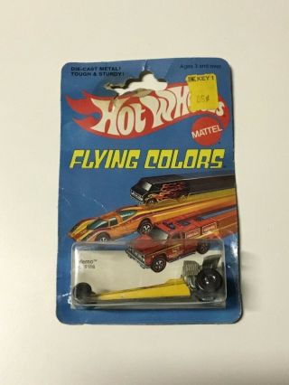 1975 Mattel Hot Wheels Redline Inferno.  Flying Colors Hotwheels Red Line
