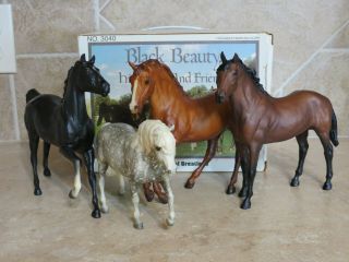 Nr Vintage Breyer Black Beauty Family Horse Picture Box 3040 Ginger Dutchess,