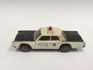 HOT WHEELS REDLINE CRUISER,  1968 MADE IN USA Police Car 2