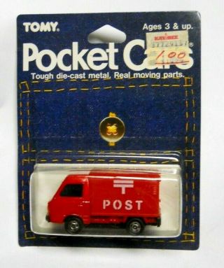 Tomy Pocket Cars Tomica No.  31 Subaru Sambar On Card