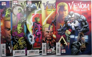 Venom First Host (5) Comic Set 1 2 3 4 5 Marvel 1st Print Set Eddie Brock
