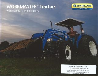 Farm Tractor Brochure - Holland - Workmaster 65 75 - 2012 (f6087)