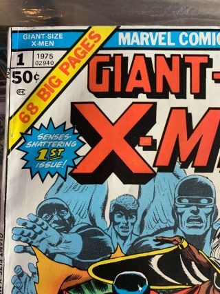 Marvel giant size x - men 1 raw unrestored 2