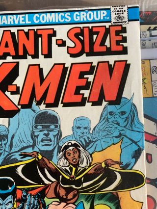 Marvel giant size x - men 1 raw unrestored 3