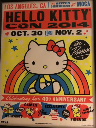Hello Kiity Con Hello Kitty’s 40th Anniversary Poster