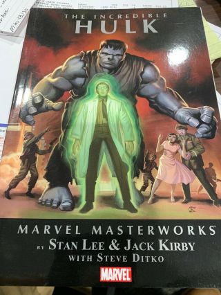 Marvel Masterworks The Incredible Hulk Vol.  1 2009 Paperback $24.  99 Stan Lee