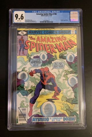 Spiderman 198 Cgc 9.  6,  Mysterio Classic Newly Graded,  White Pages