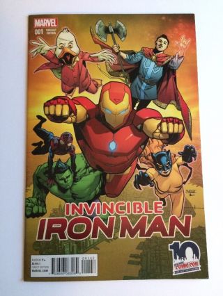 Marvel Invincible Iron Man 1 Nycc Exclusive Variant