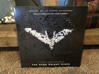 The Dark Knight Rises Vinyl Lp By Hans Zimmer Soundtrack.  Black/blue Colored Lps