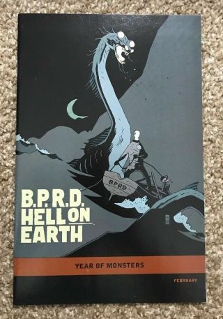 Bprd Hell On Earth 1 Year Of Monsters Long Death Variant Dark Horse Comic Book