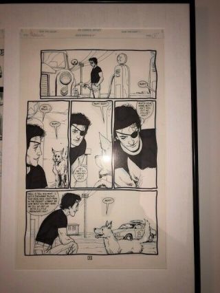 Preacher Comic Art Steve Dillon—2 Pages Framed,  Garth Ennis,  DC Vertigo 4