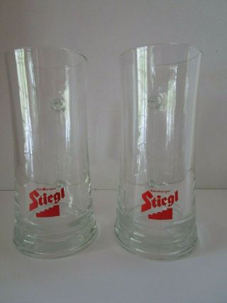 Modern Tapered Salzburger Stiegl Bier 0.  5l Beer Glass Steins Sahm Glass