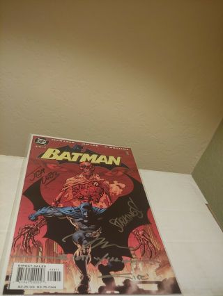 Signed Batman 618 Jim Lee Jeph Loeb Hush Part 11 Catwoman Batgirl Oracle Robin