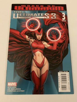 Ultimates 3 3 Frank Cho Variant Cover (2008) Nm Htf
