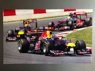 2012 Sebastian Vettel Red Bull Formula 1 Print,  Picture,  Poster,  Rare Awesome