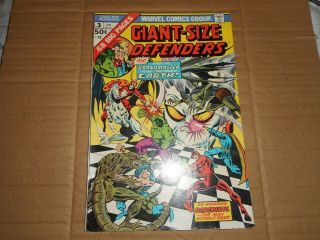 Giant Size Defenders 3 Vg,  1st Korvac