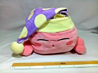 Rare Jumbo 12 " Mochi Kirby Plush Doll Purple Cap Prize Toy Sk Japan Nintendo Hal