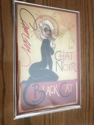 Black Cat 1 Cover D Le Chat Noir Variant Nm Signed Js Campbell Exclusive