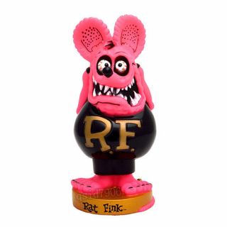 Pink Rat Fink Figure Roth Ed Big Daddy Funko Wacky Wobbler Bobble Head Gift