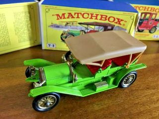 Vintage Lesney Matchbox Models Of Yesteryear Y9 1912 Simplex Nmib