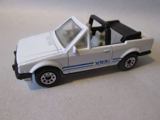 1985 Matchbox White Ford Escort Cabriolet Xr3i Convertible Car 1:56 Macau