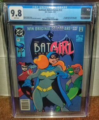 Batman Adventures 12 Cgc 9.  8 1st Appearance Harley Quinn White Pages Newsstand