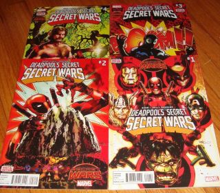 2015 Deadpools Secret Secret Wars 1 2 3 4 Full Set 1st Prints Deadpool