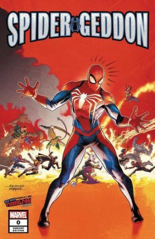 Spider - Geddon 0 Nycc Campbell Secret Wars 8 Homage Variant Spiderman Nm