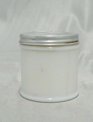 Vintage Watkins Milk Glass Face Cream Jar