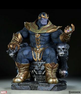 Sideshow " Thanos On Throne " In 300434 Edition 98 Of 3500