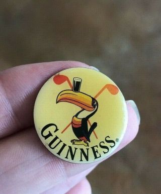 Guinness Beer Golf Vintage Ball Marker Rare Very Cool