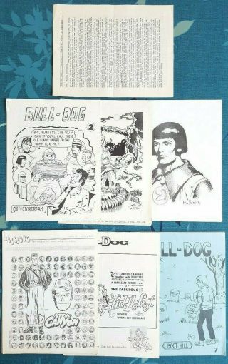 Scarce Bull - Dog 7 Issue Set 1970 