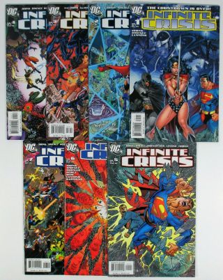 Infinite Crisis 1 - 7 Complete Run Geoff Johns Dc Comics 2006