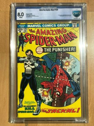 Spider - Man 129 Vol.  1 Marvel Comics Cbcs 8.  0