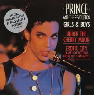 Prince Girls & Boys,  Erotic City,  Under The Cherry Moon W Huge Poster Uk 12 "