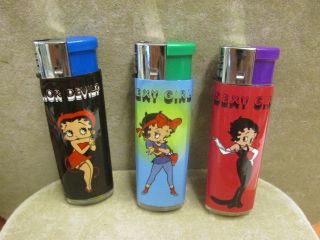 Betty Boop Sexy Girl Lighter Glamour Or Devil Blue Green Purple