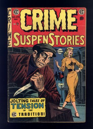 Crime Suspenstories 25 Vg (looks Much Better) Kamen,  Crandall,  Krigstein,  Evans
