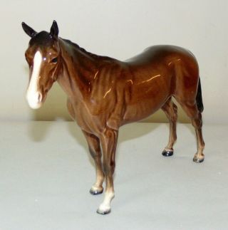 Vintage Large Horse Figurine Statue Well Made Maker? Beswick?
