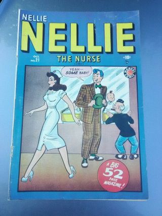 Marvel Comics Nellie The Nurse 21 (oct,  1949) Stan Lee